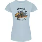 Farm Life is the Best LIFE Farming Farmer Womens Petite Cut T-Shirt