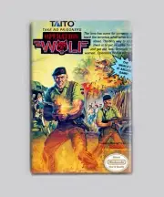 OPERATION WOLF - 2"x3" FRIDGE MAGNET (nintendo nes video game box art)