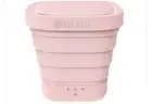 Haijia Electric XPB08-F2H Portable Mini Washer Machine, Foldable Bucket, pink