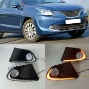 Fog Lamp Daytime Running Lights DRL LED Turn Signals For Suzuki Baleno 2016-2017