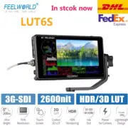 Feelworld LUT6S 6 Inch 2600nits HDR 3D-LUT 3G-SDI On-Camera Field Video Monitor