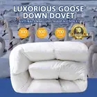 White Goose Down Feather Quilt Duvet Doona All Season Summer Winter All Size 1/2