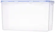 Lock & Fresh 334 Plastic Storage Container - 6070 ML, Transparent Clear, larg...