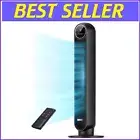 Powerful 36" Tower Fan: 90° Oscillation, 4 Modes & Safety Features in Black