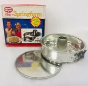 VTG DR. OETKER KLEIN *Springform Baking Tin* w/ TWO BOTTOMS 16 cm /6 1/4" DIAM.