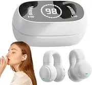 Over The Ear Earbuds - Gym Headphones - Secure Fit, Comfortable Headset, Sweatproof, True Wireless Earphones with Charging Case for Long Battery Life