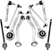 Svenubee Front Control Arms Tie Rods Sway Bar Links Set for Mercedes Benz W204 C204 S204 C250 C350 E350 2010-2013 2014 2015