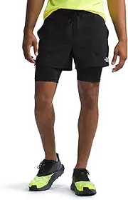 [THE NORTH FACE] NF0A88SC4H01 M SUNRISER 2IN1 Short 4IN Shorts Men's TNF Black-NPF Size