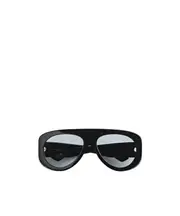 Osservatorio Aviator Sunglasses One size Black/light blue