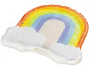 5 Ft Rainbow Funspray Kids Splash Mat with Sprayers for Above-Ground Pool