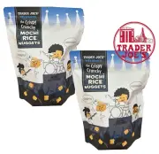 X2 Packs Trader Joe’s Crispy Crunchy Original Mochi Rice Nuggets Bundle 6.35oz
