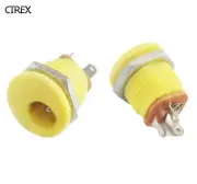 DC022 5.5x2.1mm Female DC Socket Jack Power Plug Panel Mount DC-022 14mm (2x)