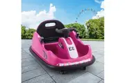 Rigo Kids Ride On Car Bumper Kart 6V Electric Toys Cars Remote Control Pink