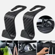 2PCS Back Headrest Hooks Car Seat Hanger Holder Hook for Bag Purse Cloth Grocery (for: Isuzu)