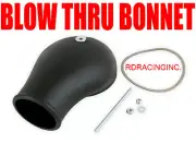 HOLLEY 120-232 EFI - BLOW THRU CARB BONNET HAT 4150 CARB HAT BLACK FINISH NEW
