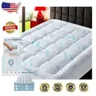 OEKO-TEX Certified King Mattress Pad - Soft Viscose Pillow Top, Machine Washable