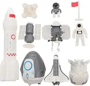 Educational Toys for Boys Space Exploration Corps Kit Boys and Girls Space Cognition Toys Plastic Fun Rockets Random Color