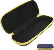 [TEMPNAP] Denim Glasses Box Glasses Storage Boxes Eyeglasses Case with Travel Sunglasses Organizer Eyeglasses Case for Travel Hard Shell Sunglasses Case Zipper Case for Sunglasses
