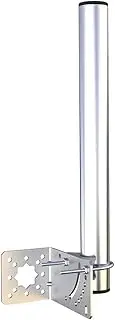 Antenna Pole Mount for Cell Phone Signal Booster, Electronics Pole for Outside Home Antenna 15 inch with U-Bracket Assembly,Universal Vertical Pole Mount