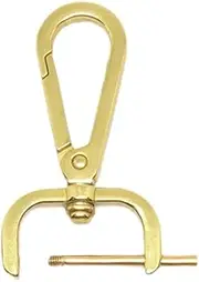 [Ｓｉｍｈｏａ] Detachable Snap Hook Swivel Clasp Jewelry Clasp Replacement Leather Bag Buckle