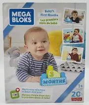 Fisher-Price Mega Bloks Baby's First Months 20-Piece Set - New