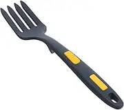 LABRIMP Silicone Cooking Fork Large Pasta Server Salad Mixing Fork Reusable Kitchen Utensil