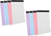 DOITOOL Legal Notepad with Tearable Wide Ruled Portable Memo Pad for Office Use Convenient and Easy to Carry for Note Taking and Organization