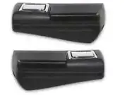 68 69 Chevelle Hardtop Rear Armrest , Base and Ashtray Kit . 1 Pair Complete