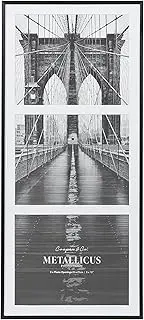 Cooper & Co. Metal 3 Slot Collage Photo Frame 20x25cm Black