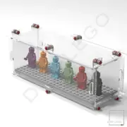 Display Case for LEGO® Minifigures. Designed for 6 Minifigures