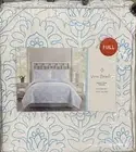 Vera Bradley Swedish Floral Turquoise Full / Queen Coverlet Quilt