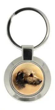 Irish Wolfhound Key Ring