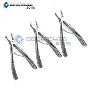 3× Tartar Forceps Calculus Remover Tooth Scraper 4.5" Dental Veterinary Tools
