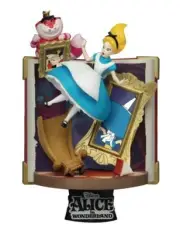 Alice In Wonderland Disney Story Book Series D Stage 6 Inch Statue DS 077