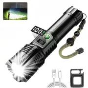 Flashlights LED High Lumens Rechargeable, 900000 Lumens Powerful Flashlight,