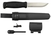 NEW !! MORAKNIV SWEDEN GARBERG SK BLACK SURVIVAL ARMY BUSHCRAFT KNIFE SET