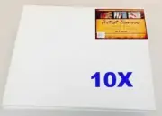 10X Artist Blank Stretched Canvas Canvases Art Large White Range Oil Acrylic ...