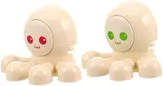 TIDTALEO 2pcs Toothbrush Holder Toothbrushes Toothbrush Wall Mount Holder Octopus Toothbrush Tooth Brush Holder Wall-Mounted Toothbrush Bathroom Hook Cartoon Bathroom Gadgets Abs