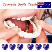 Snap On Teeth Cosmetic Secure Smile Instant Natural Upper Veneers Dental Fals ZR