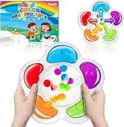 Color Sorting Sensory Toys, Travel Toys for Toddlers 1-3 Autistic Sensory Toys for Kids 1-5 Stocking Stuffers for Kids Autism Toys Fine Motor Activities for Boys Girls Christmas Birthday