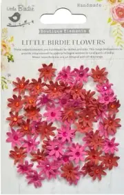 Micro Jeweled Florettes, Candy Mix, 60/Pkg - Little Birdie #CR69376