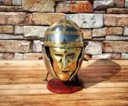Medieval Roman Helmet Roman Knight Spartan Battle Wearable helmet Cosplay Gift