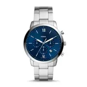 Fossil Neutra Chronograph Blue and Silver Men's Watch FS5792 StainlessSteel Quartz 796483530485