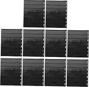 VILLFUL 10 Sheets Standard Stamp Pages Stamp Collection Inserts Stamp Holder Coin Album Cards Collectors Album Stamp Collection Album Stamp Collecting Album Standard Stamp Albums