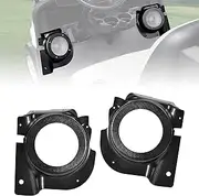 Speaker Enclosures Pods for E-Z-Go RXV 2008+, Front Under Dash Kick Loudspeaker Mount Brackets Holders for E-Z-Go RXV Accessories(2PCS, Support 6.5" Speakers)