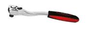 Ampro 3/8" Drive Offset Ratchet T29861 – Chrome Vanadium Steel with Quick Release Push Button