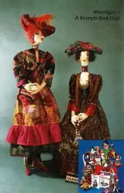 "Monique" Cloth Art Doll Pattern by Elinor Peace Bailey