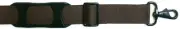 BROWN Poly Shoulder Strap For Kipling Messenger-Tote-Bag W/ Strong Metal Snaps