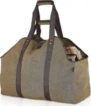 Extra Large Firewood Carrier Log Basket Firewood Bag-YKY416