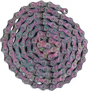 Colorful Electroplating 6 7 8 Speed Chain for Road Mountain Bikes with High Performance Transmission for Riders Needing Style and Quality